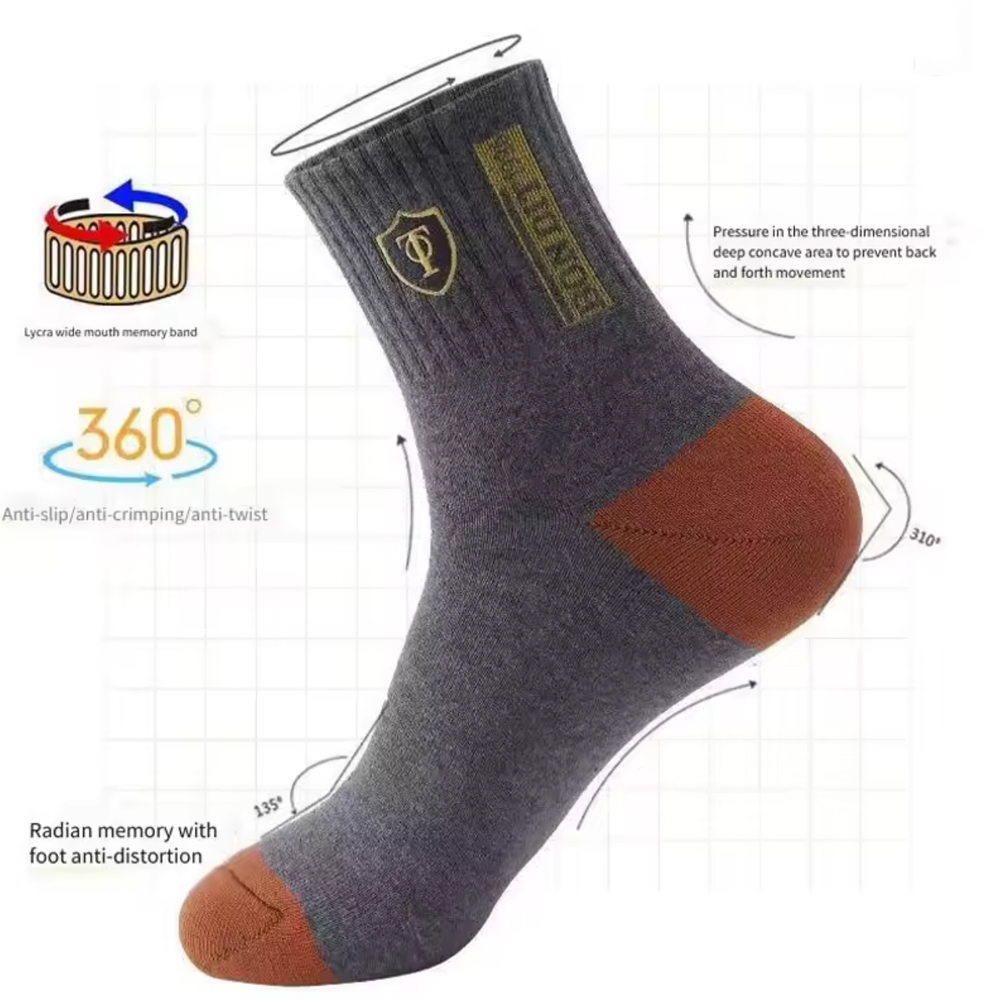 Men's 20-Pack Premium Thermal  - Cotton Crew Sock Pack reseña y precio