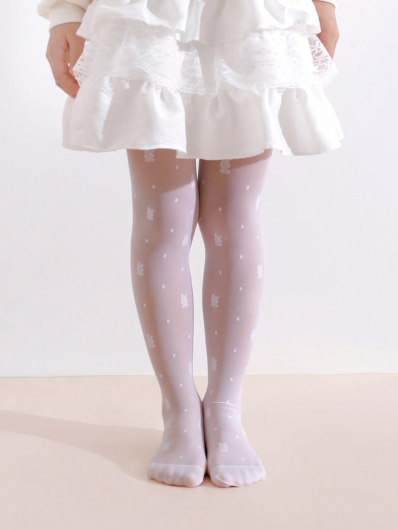 2Pack Toddler Girl Rabbit Prin - Tights Pantyhose Sheer reseña y precio
