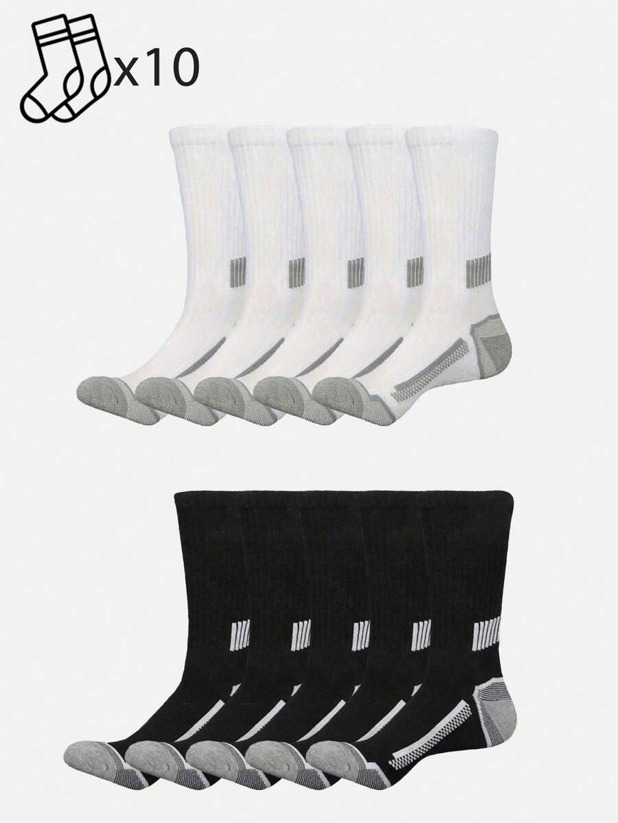 20 Pairs Mens Striped Cushione - Athletic Sock Cushion reseña y precio