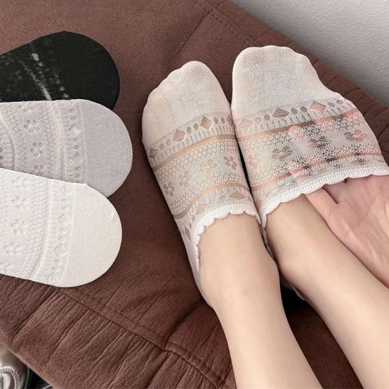 Lace Openwork Ballet Socks for - Invisibility Sock Loafer reseña y precio