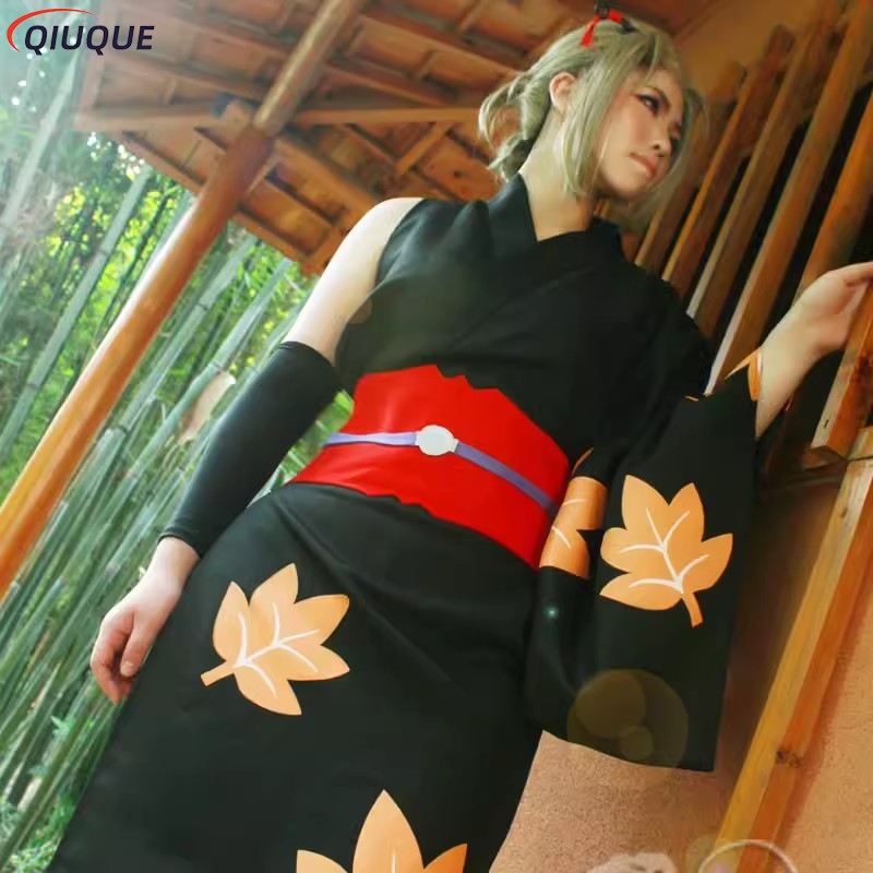 Tsukuyo Cosplay Costume Wig Ku - Fishnet Stocking Women reseña y precio