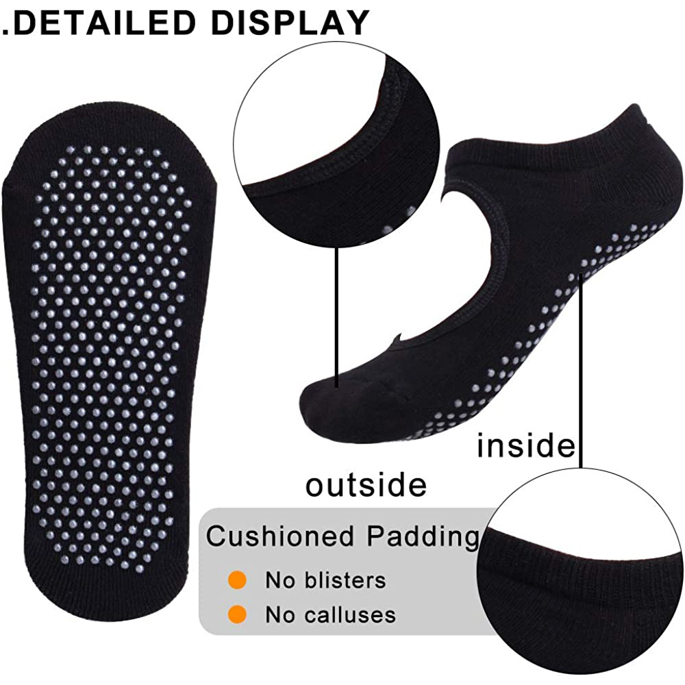 Backless Non-slip Fitness Pila - Grip Sock Yoga reseña y precio