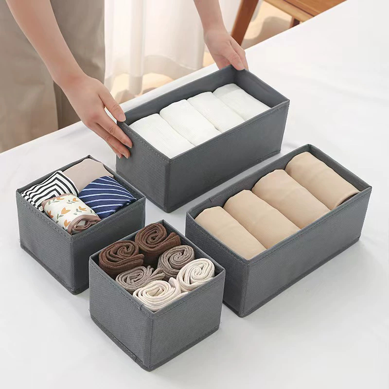 3PC Fabric Underwear Storage B - Sock Organizer Tray reseña y precio