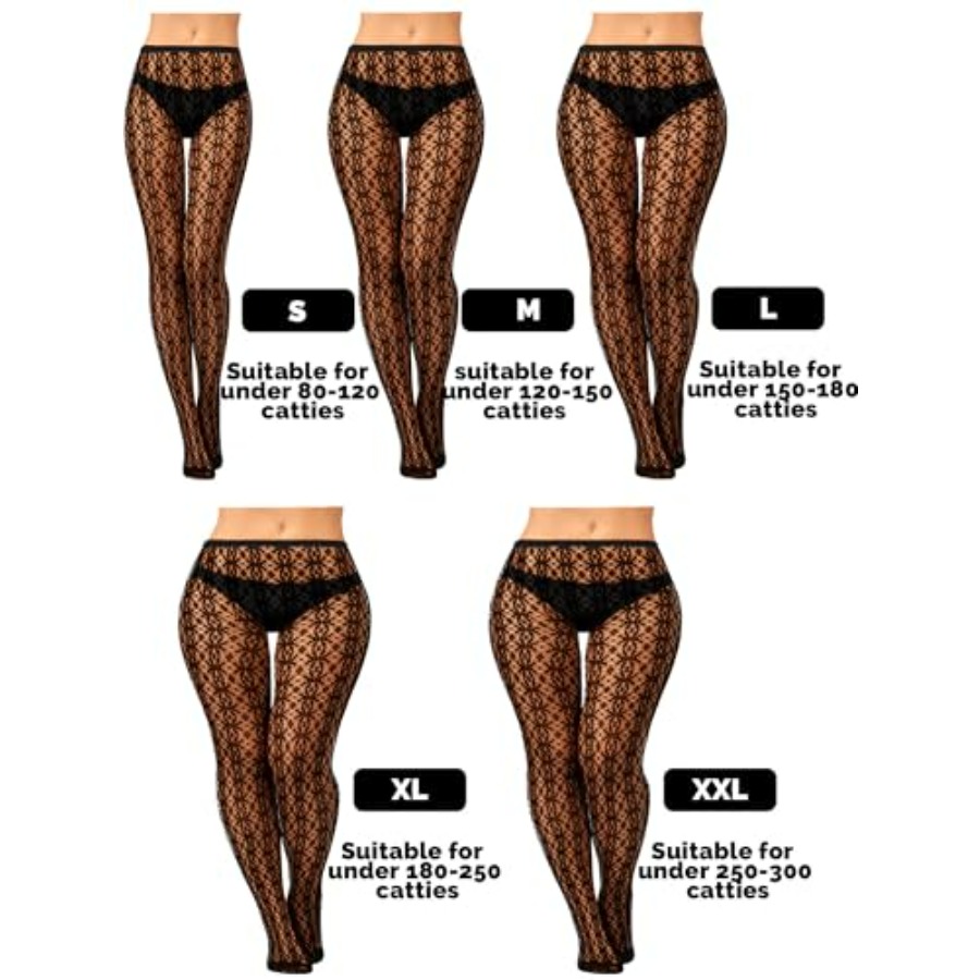 Bencailor 3 Pairs Women Rhines - Fishnet Stocking Women reseña y precio