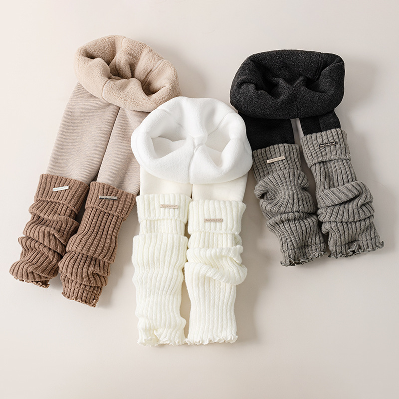 Kids Thermal Thickened Legging - Boot Sock Slouchy reseña y precio