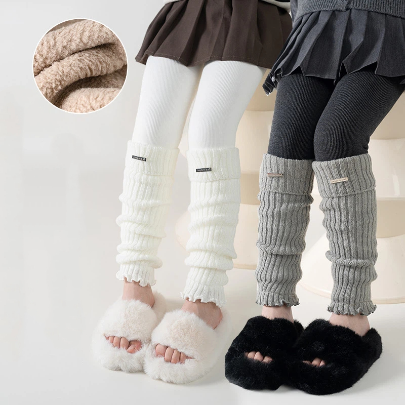 Kids Thermal Thickened Legging - Boot Sock Slouchy reseña y precio