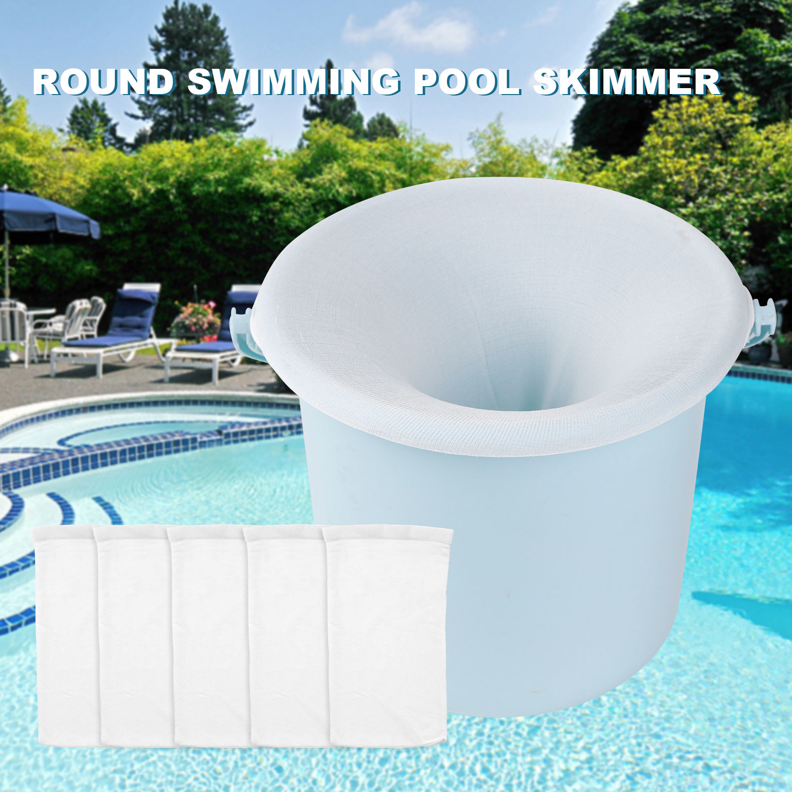 100-5PCS Pool Skimmer Socks El - Sock Organizer Tray reseña y precio