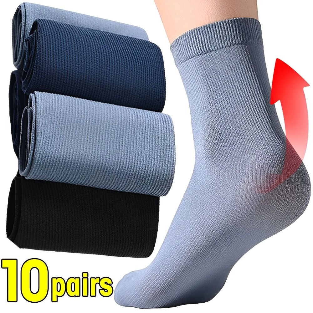 10pairs Men Ice Silk Socks Sum - Silk Sock Bamboo reseña y precio
