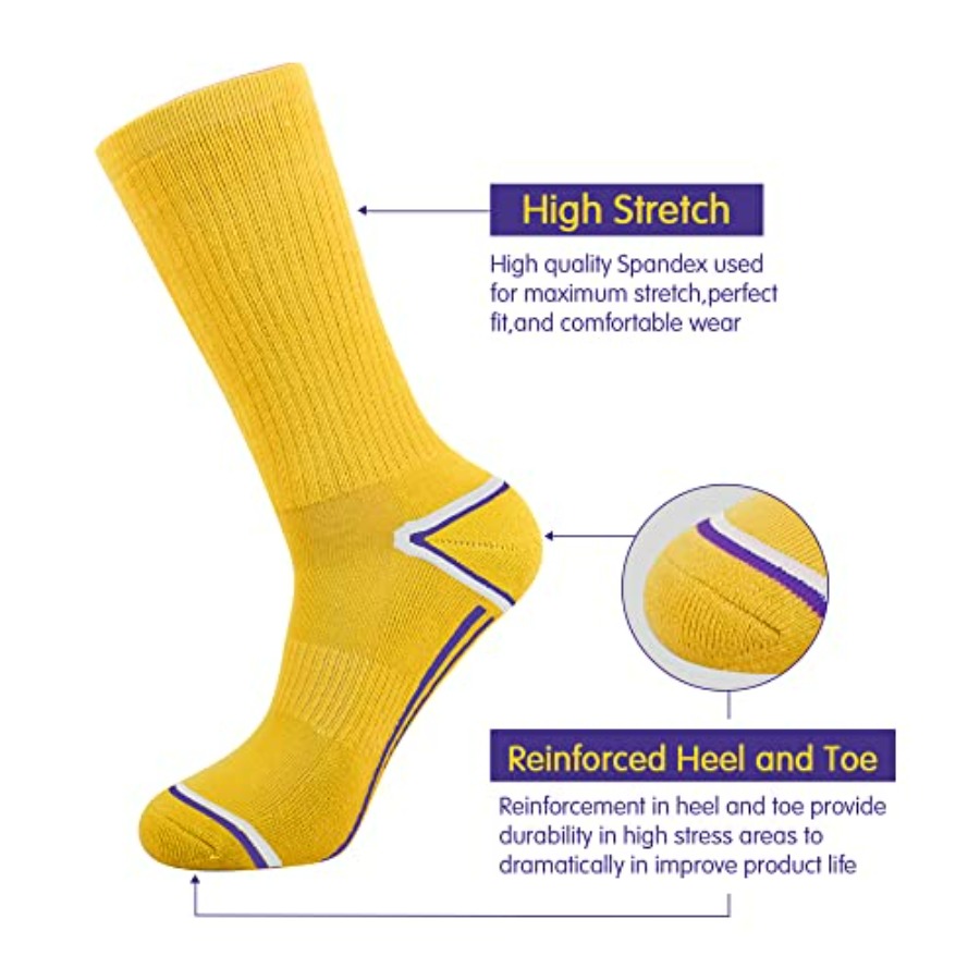 Mens 6 Pack Athletic Performan - Athletic Sock Cushion reseña y precio