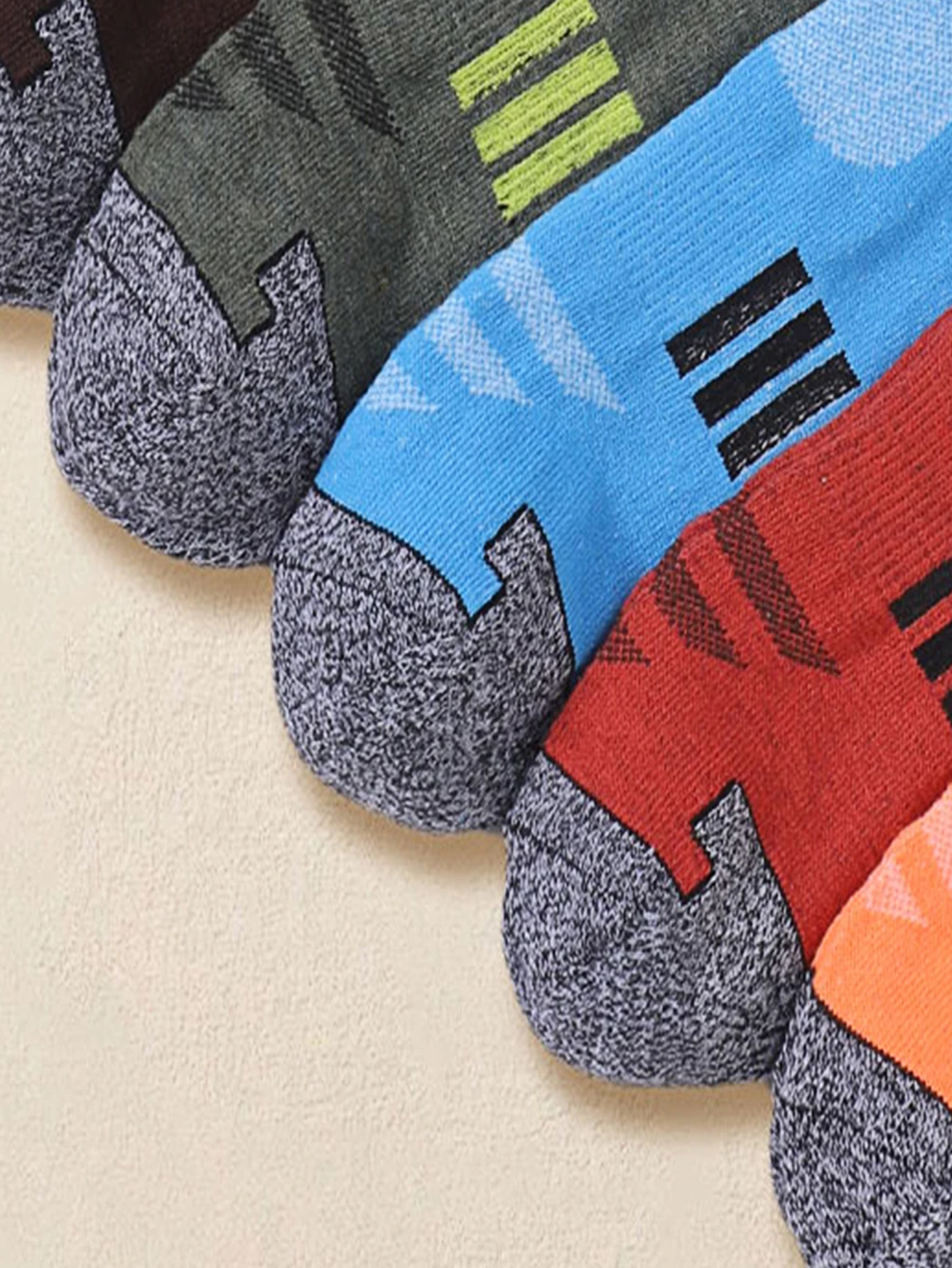 6/12 Pairs Men Vibrant Multico - Ankle Sock Low Cut reseña y precio