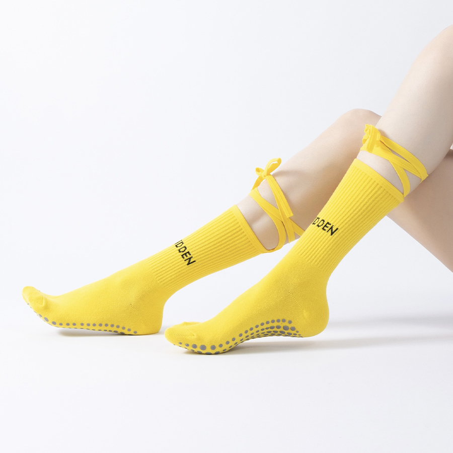 Women Bandage Yoga Socks Cotto - Grip Sock Yoga reseña y precio