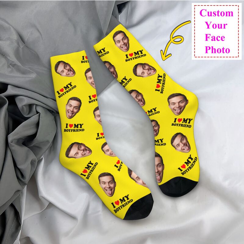 Novelty Men's I Love My Boyfri - Dress Sock Men reseña y precio