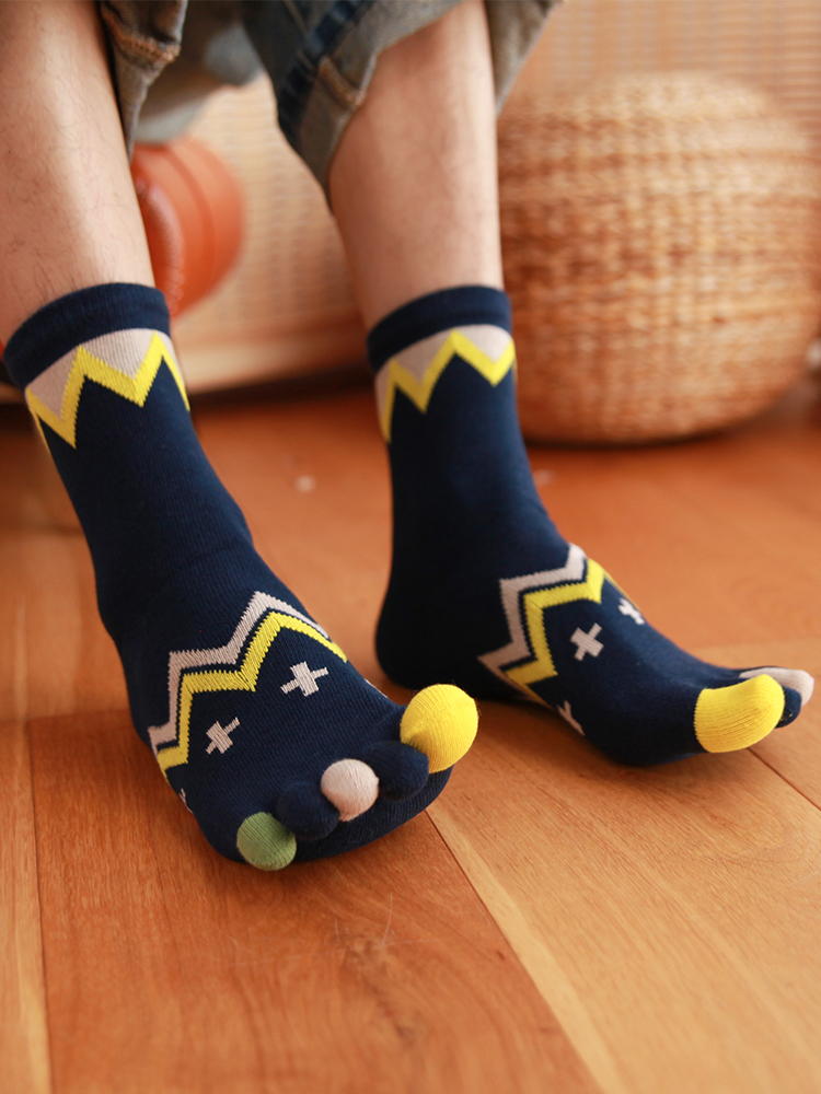 5 Pairs Four-season Pure Cotto - Toe Sock Split reseña y precio
