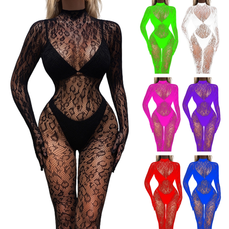 Women Translucence Nightgown L - Fishnet Stocking Women reseña y precio