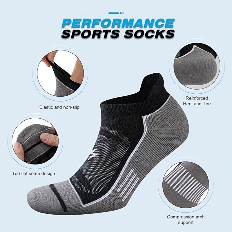 6 Pack Men's Athletic Socks Th - Athletic Sock Cushion reseña y precio