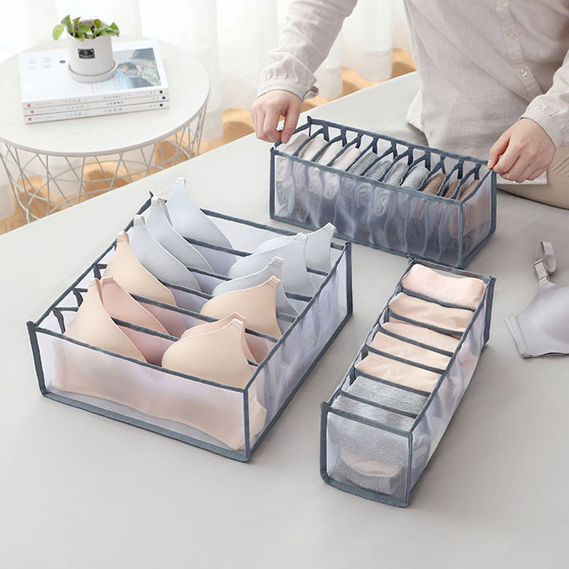 6/7/11 Grids Foldable Underwea - Sock Organizer Tray reseña y precio