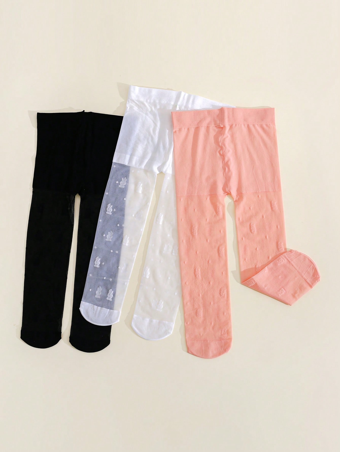 3Pack Toddler Girl Rabbit Prin - Tights Pantyhose Sheer reseña y precio