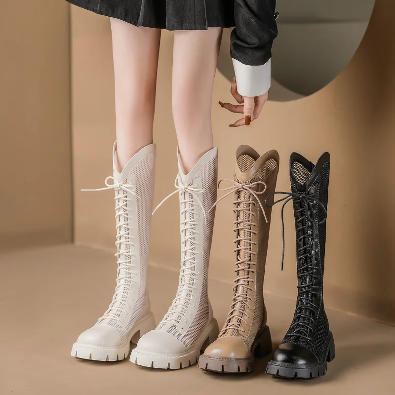 Women Summer Knee-high Mesh Hi - Knee High Sock Women reseña y precio