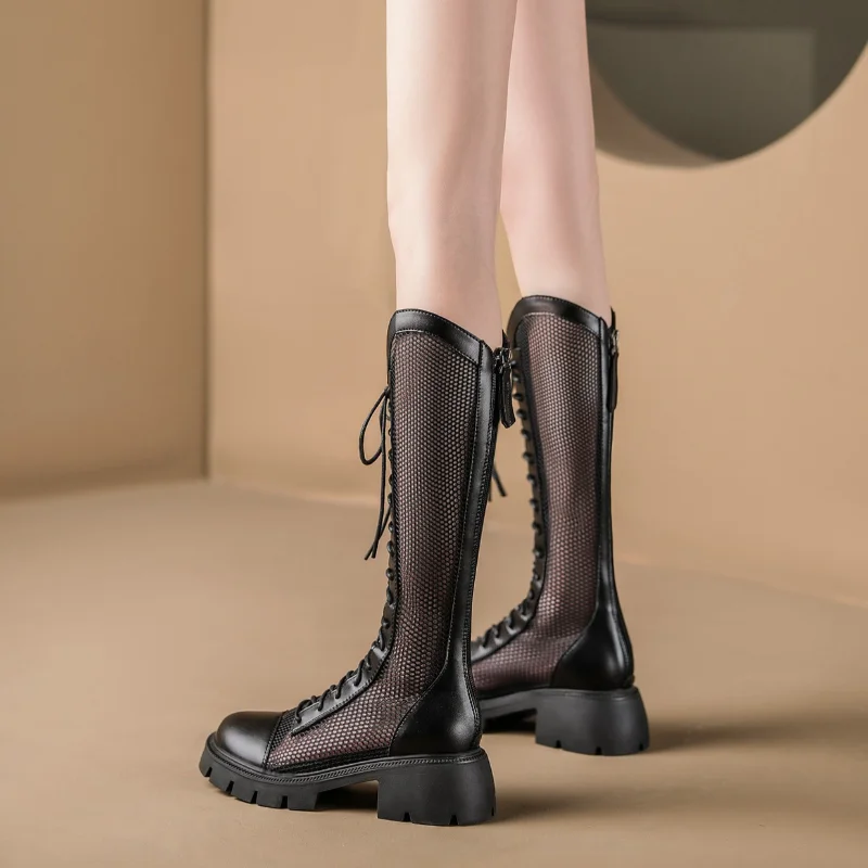 Women Summer Knee-high Mesh Hi - Knee High Sock Women reseña y precio