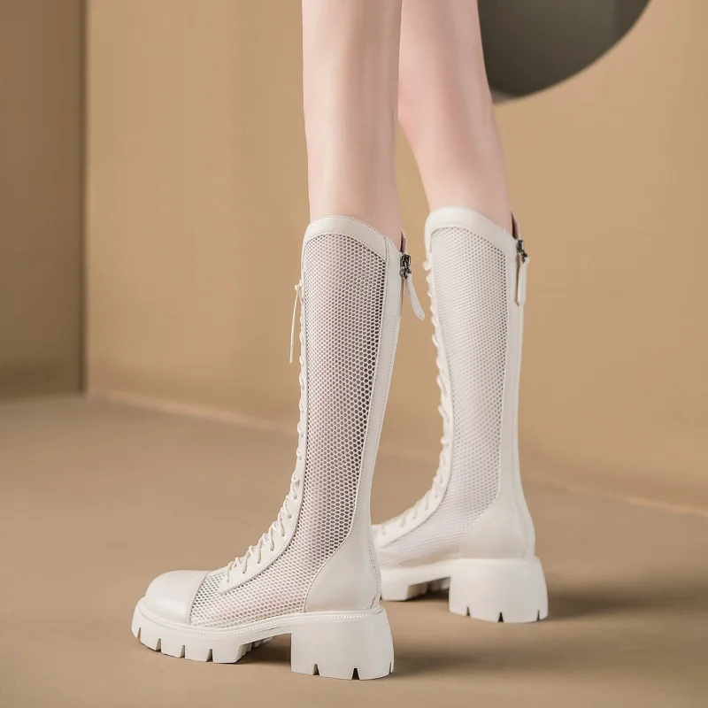 Women Summer Knee-high Mesh Hi - Knee High Sock Women reseña y precio