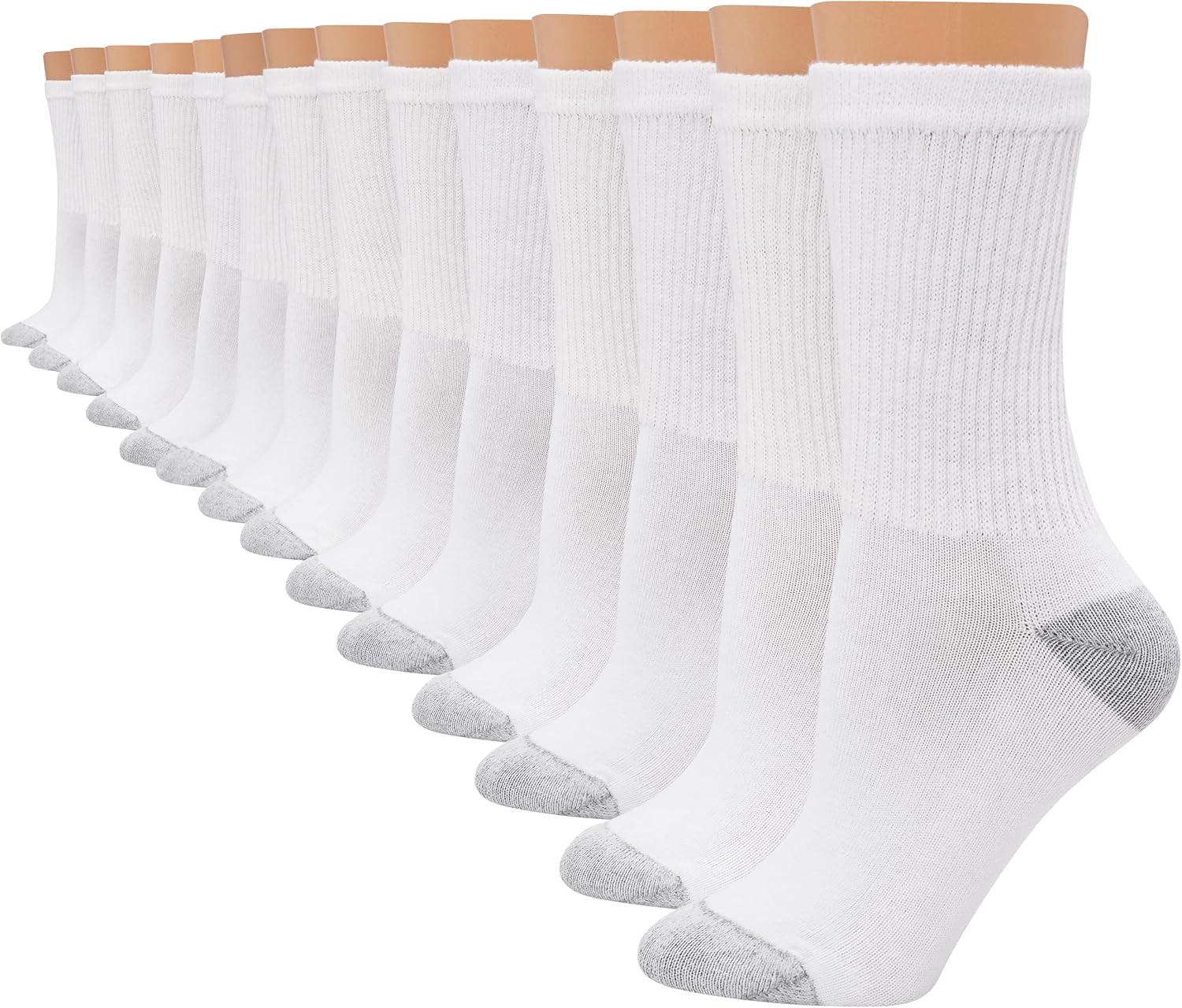Women's Moisture-Wicking Cushi - Cotton Crew Sock Pack reseña y precio