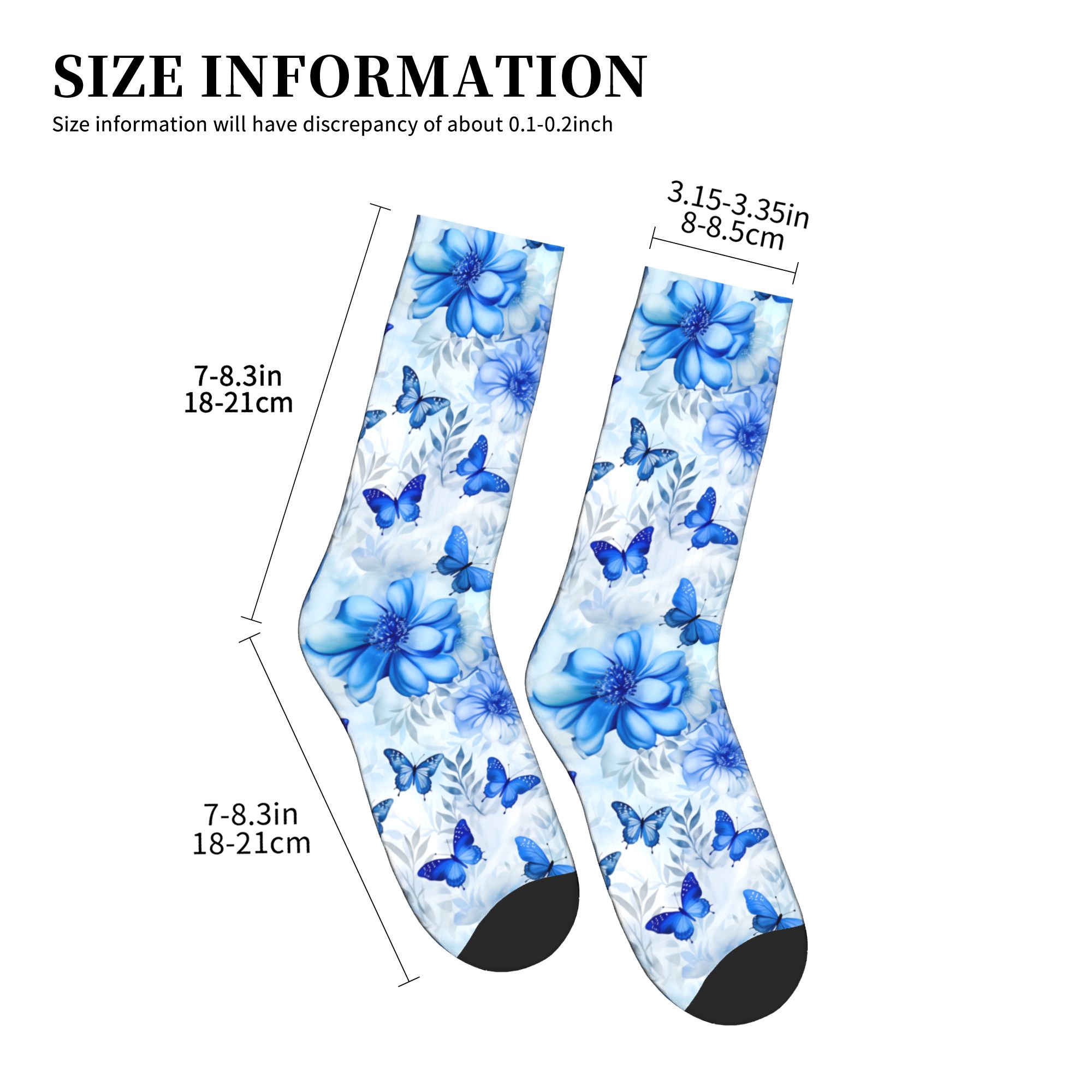 Blue Butterfly Ballet  Dress S - Dress Sock Men reseña y precio