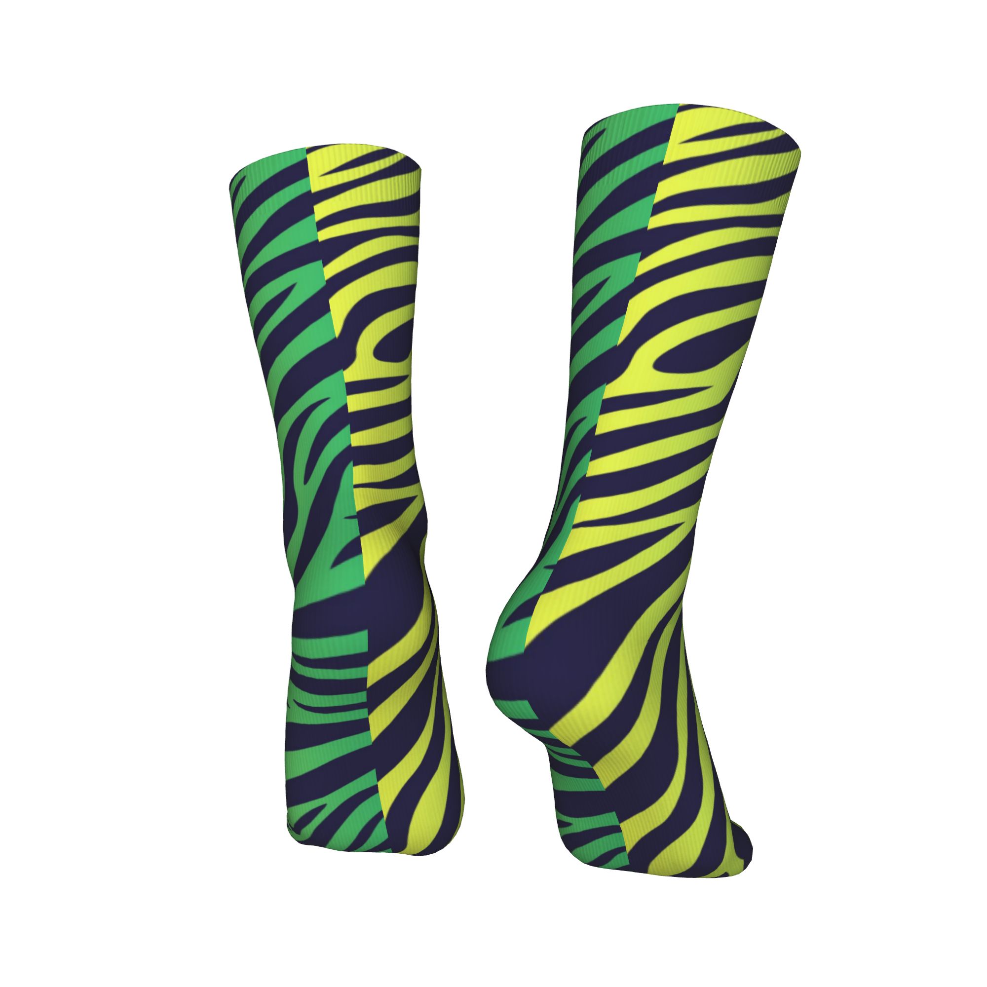 Colorful Tiger Zebra Skin Patt - Dress Sock Men reseña y precio