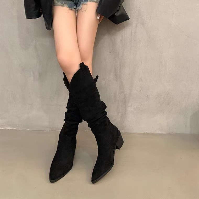Long boots 2026 French retro c - Knee High Sock Women reseña y precio