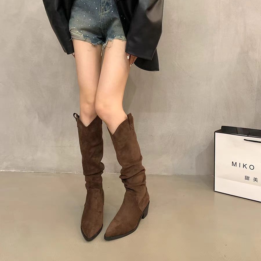 Long boots 2026 French retro c - Knee High Sock Women reseña y precio