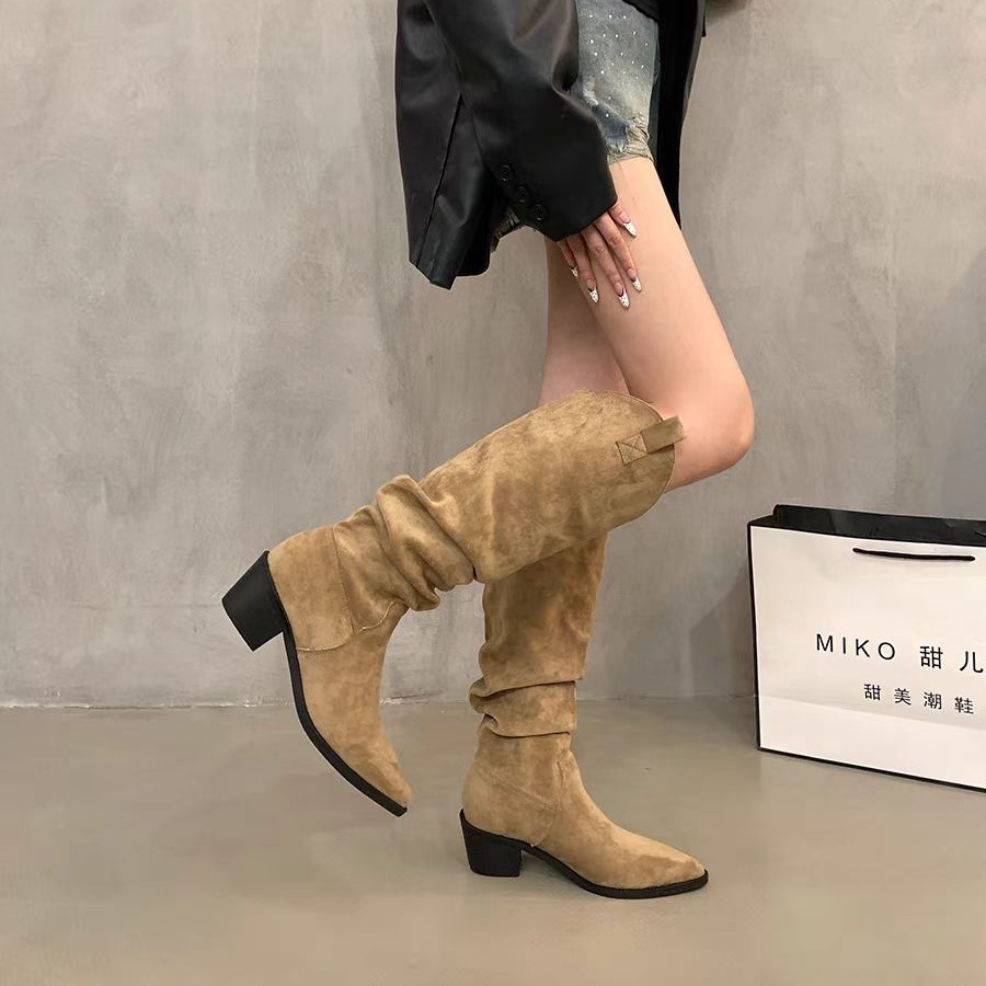 Long boots 2026 French retro c - Knee High Sock Women reseña y precio