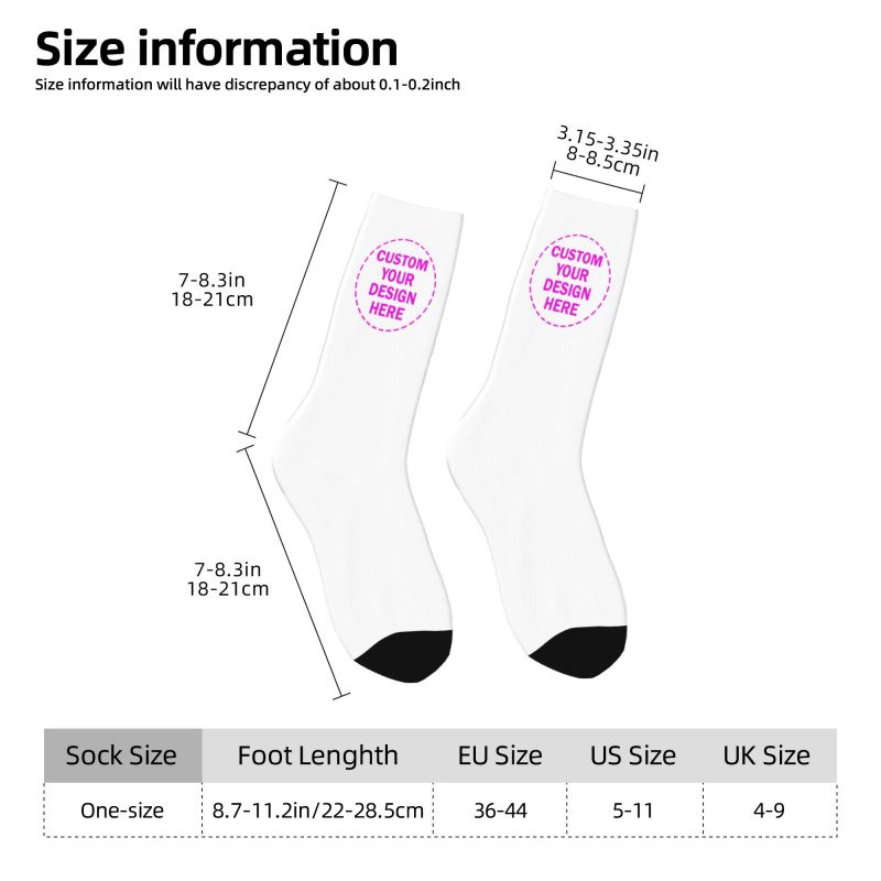 Personalize Custom Photo Logo  - Dress Sock Men reseña y precio
