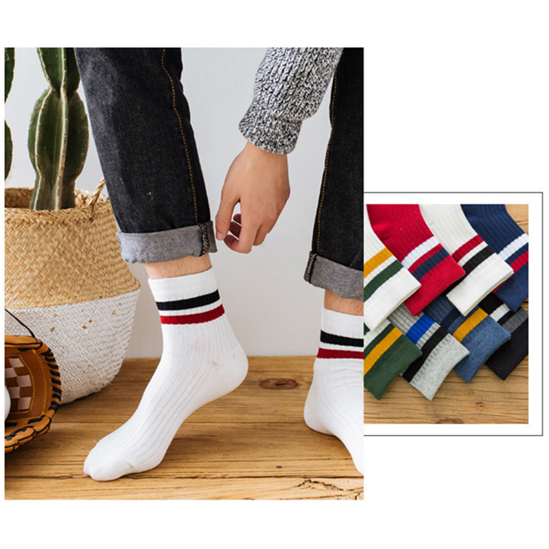 3 Pairs/Pack Cotton Mens Socks - Cotton Crew Sock Pack reseña y precio