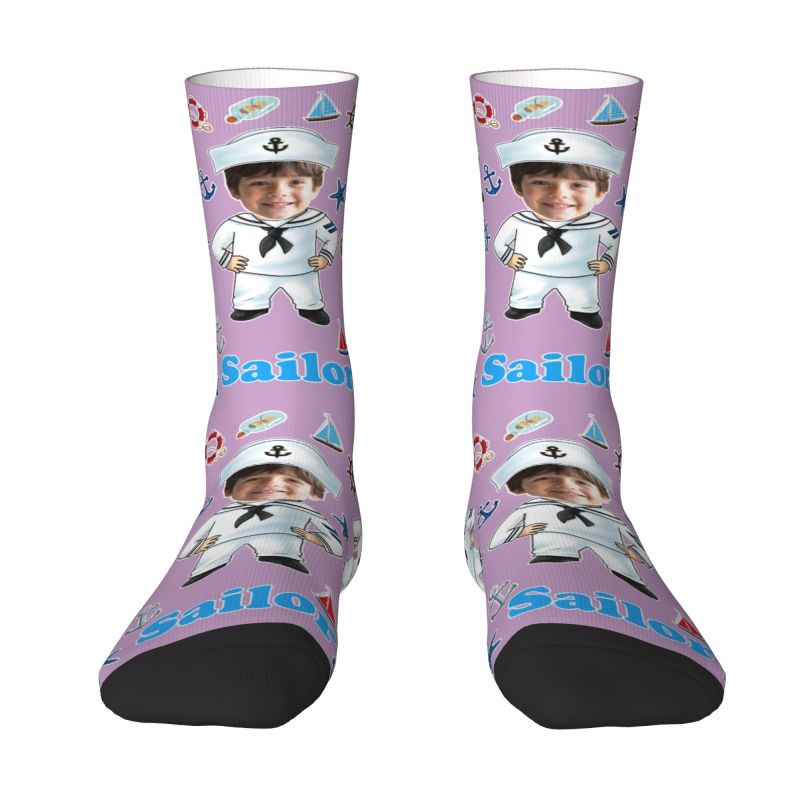 Funny Sailor Nautical Captain  - Dress Sock Men reseña y precio