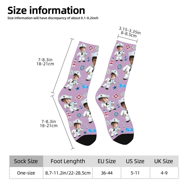 Funny Sailor Nautical Captain  - Dress Sock Men reseña y precio