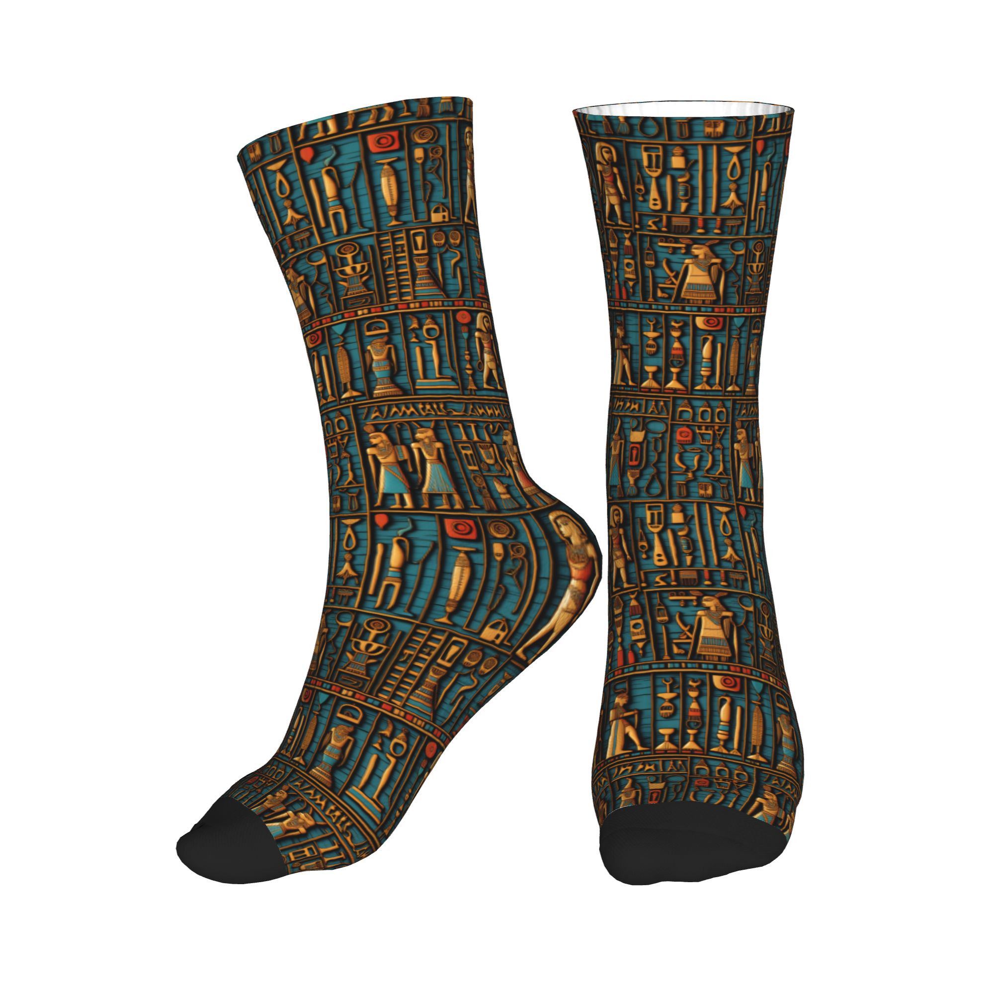 Cool Men's Egyptian Hieroglyph - Dress Sock Men reseña y precio