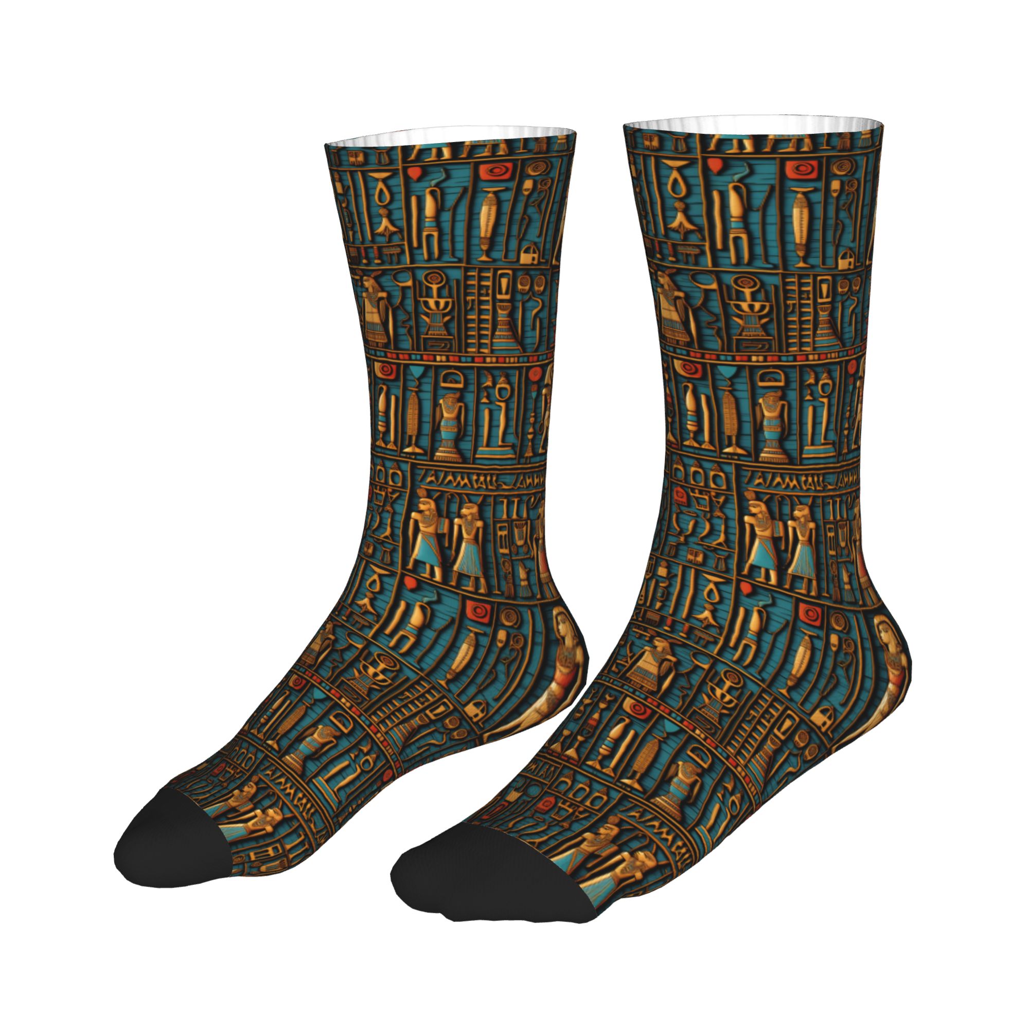 Cool Men's Egyptian Hieroglyph - Dress Sock Men reseña y precio
