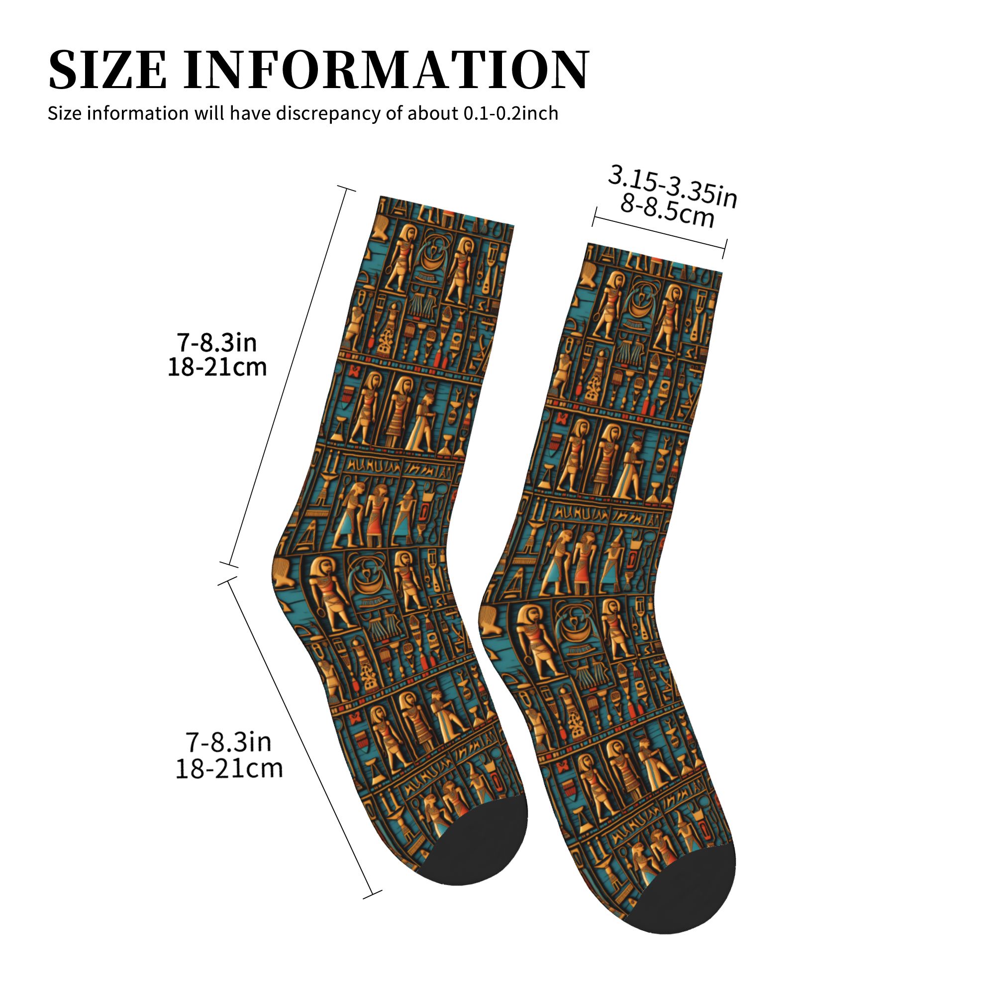 Cool Men's Egyptian Hieroglyph - Dress Sock Men reseña y precio