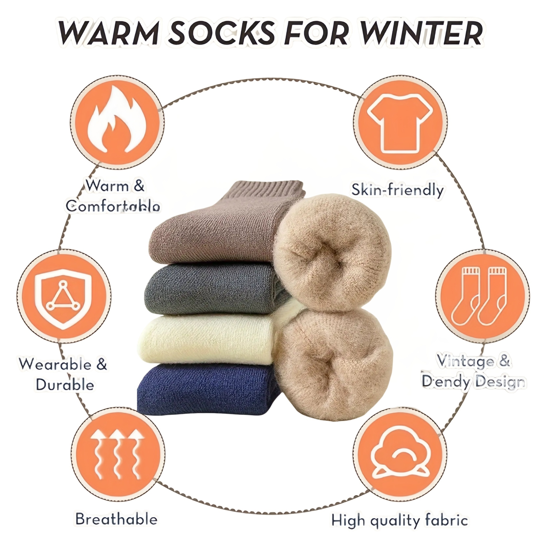 Three Pairs of Men'S Black Soc - Thermal Sock Winter reseña y precio