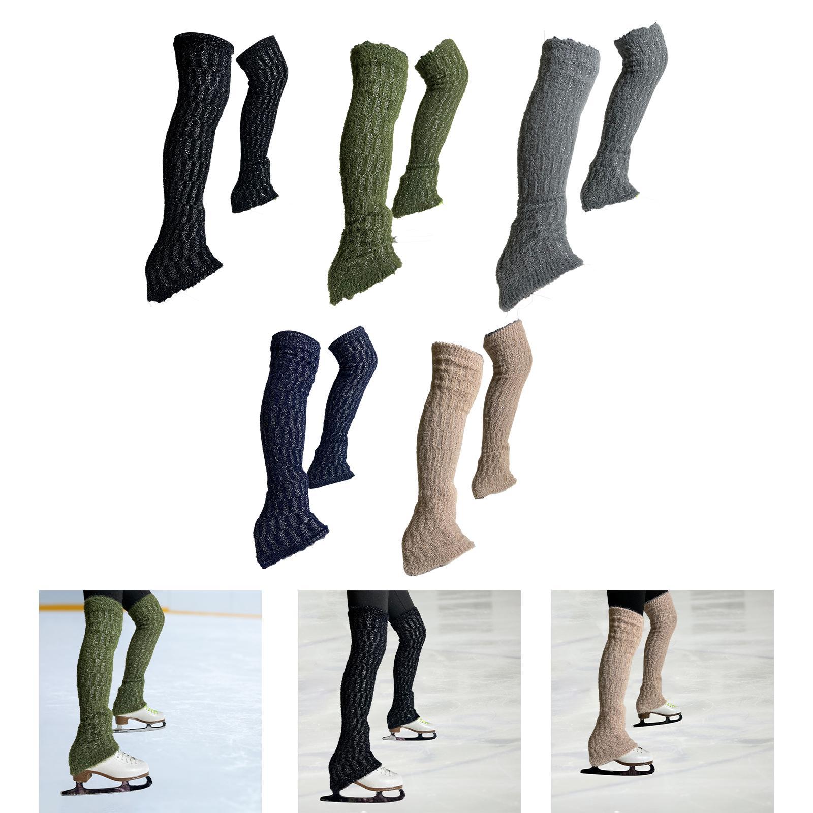 Ice Figure Skating Leg Warmers - Thermal Sock Winter reseña y precio
