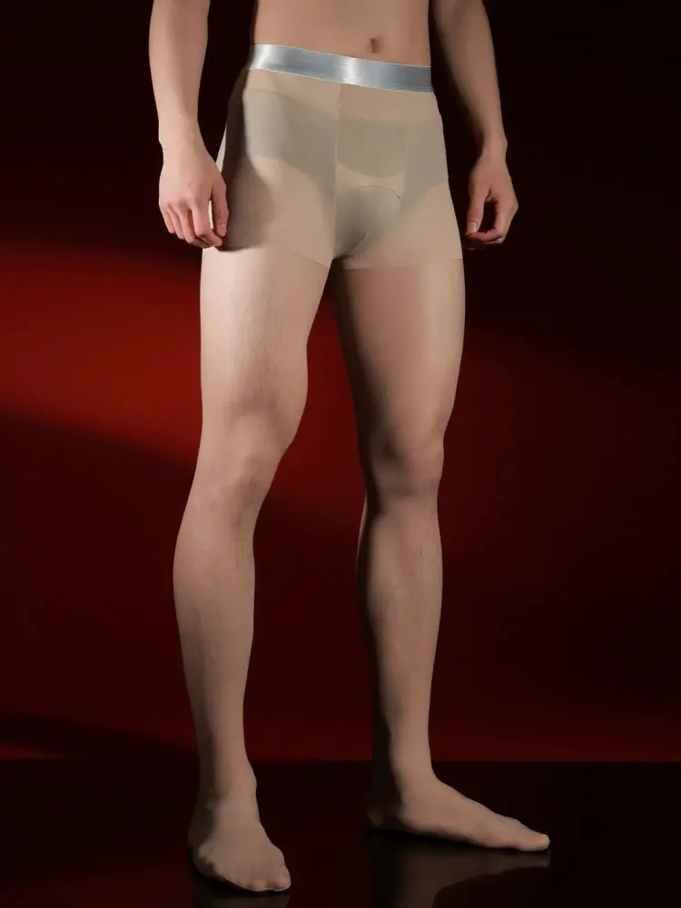 Sexy Men Traceless Silver Wais - Tights Pantyhose Sheer reseña y precio
