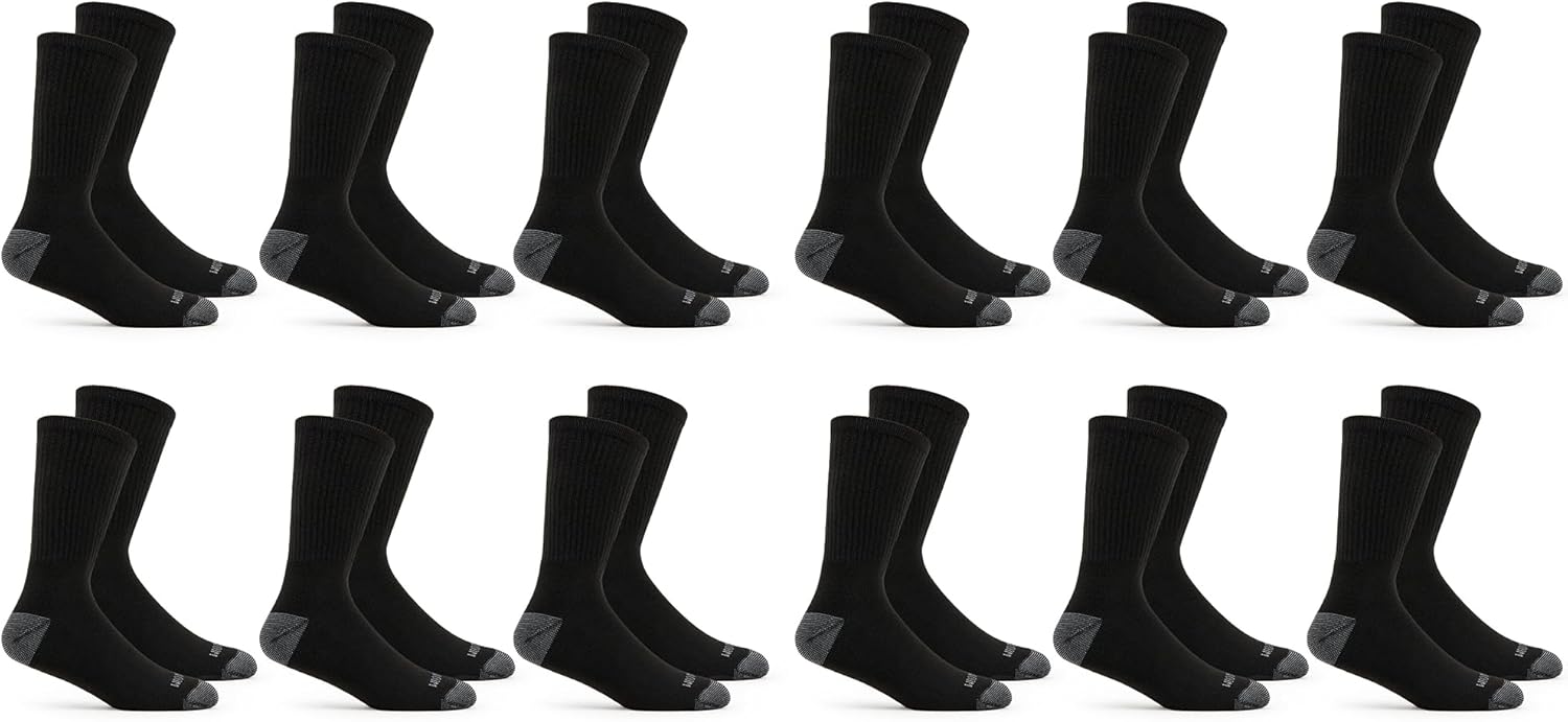 Men's Dual Defense Crew Socks  - Cotton Crew Sock Pack reseña y precio