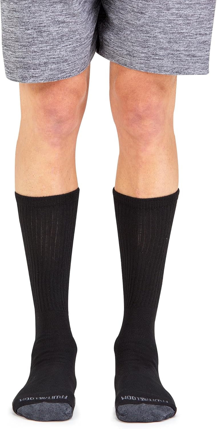 Men's Dual Defense Crew Socks  - Cotton Crew Sock Pack reseña y precio