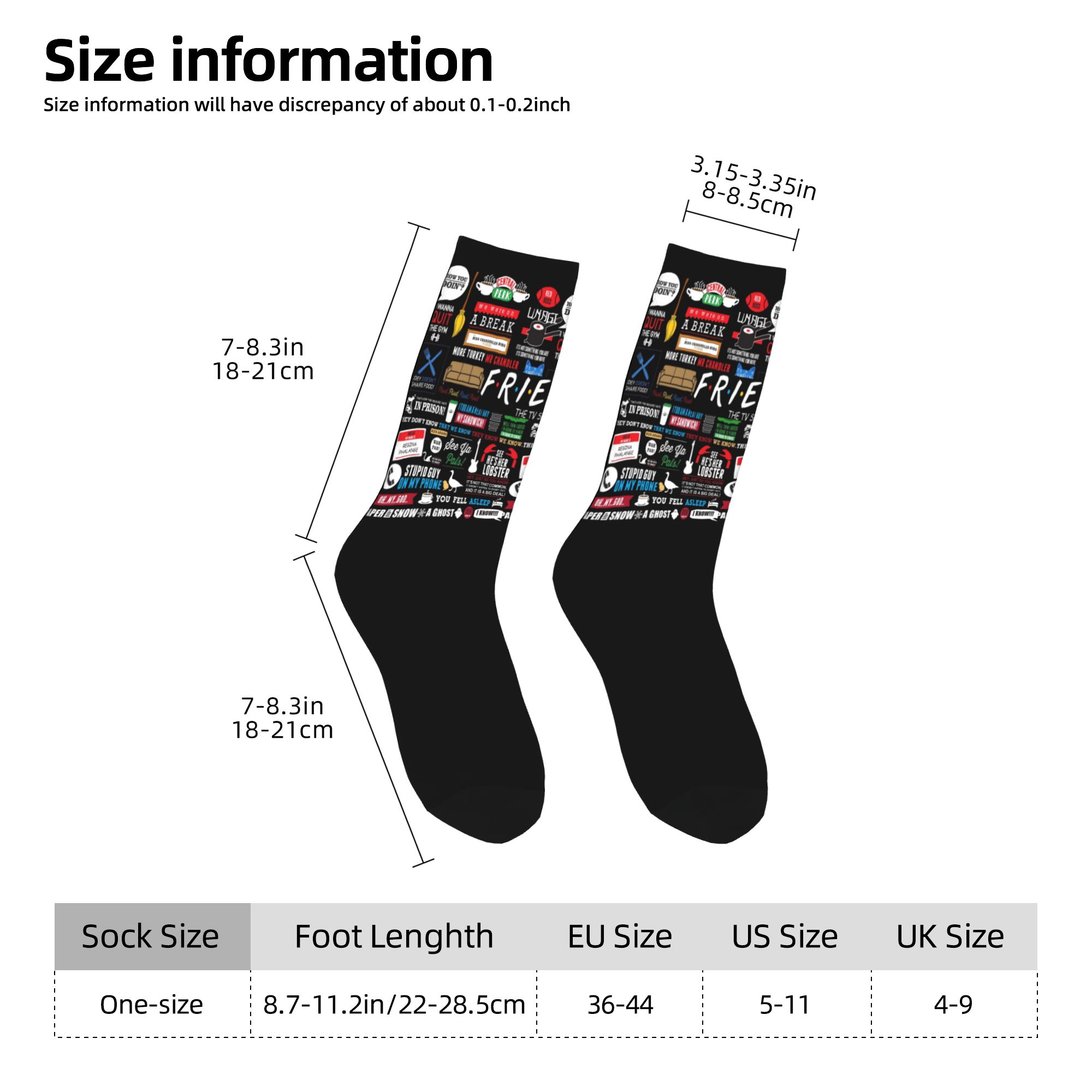 Custom Cute Funny TV Show Frie - No Show Sock Women reseña y precio