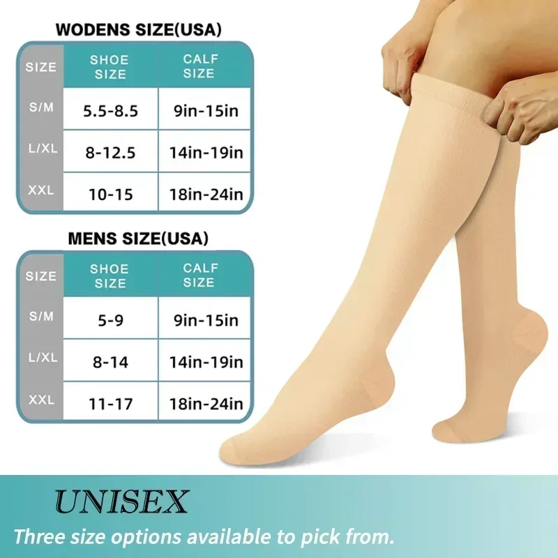 1 Pair Women's & Men's Compres - Compression Sock Medical reseña y precio
