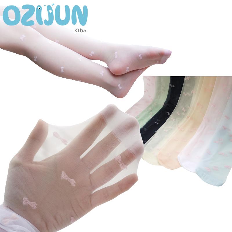 1 Pairs of Children Girl's Bow - Tights Pantyhose Sheer reseña y precio