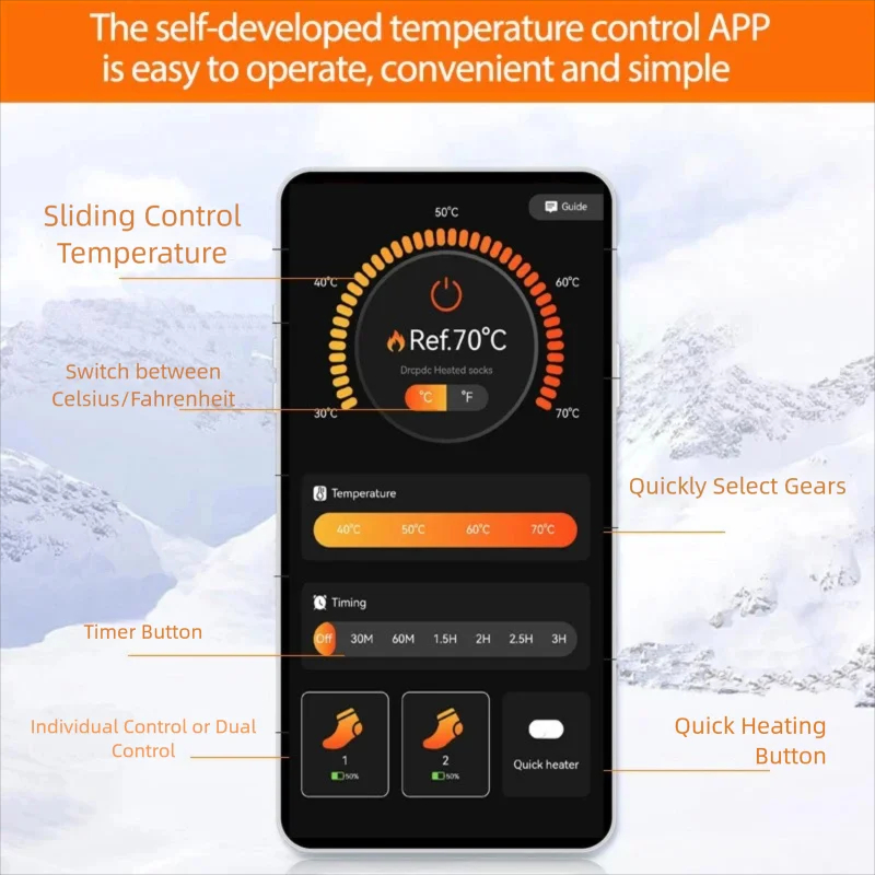 NEW Heating Socks Thermal Heat - Thermal Sock Winter reseña y precio