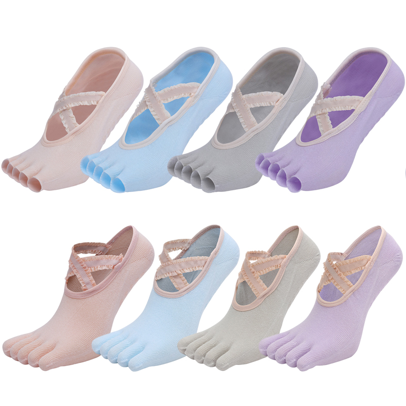 Five Finger Yoga Socks Lace Cr - Grip Sock Yoga reseña y precio