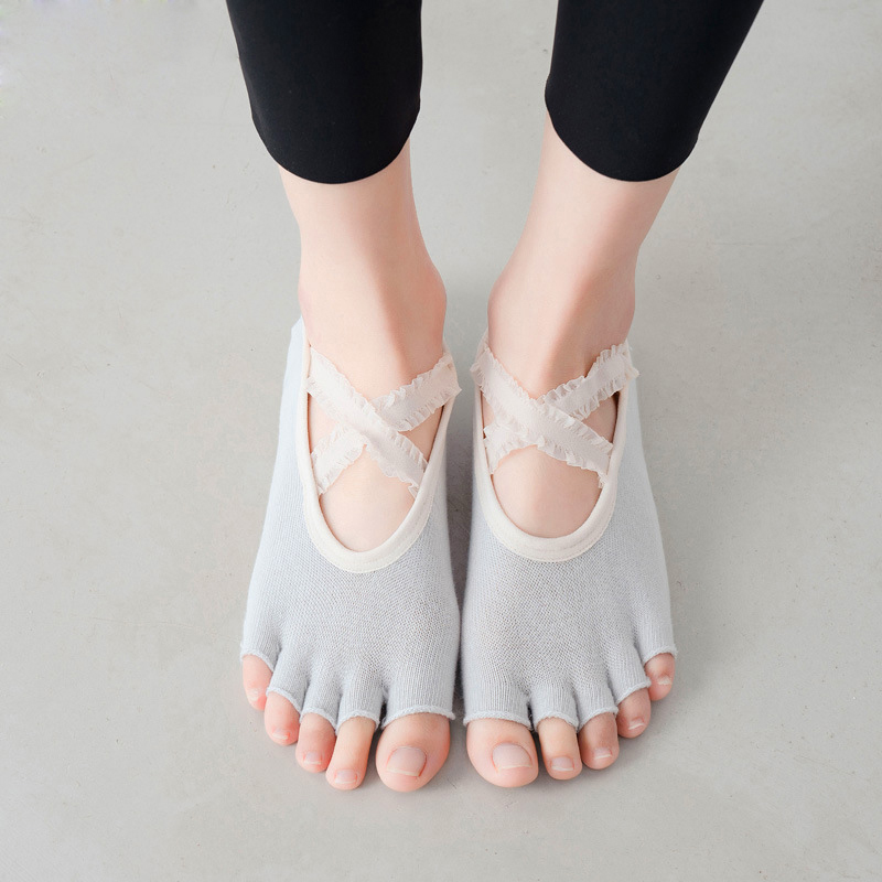 Five Finger Yoga Socks Lace Cr - Grip Sock Yoga reseña y precio