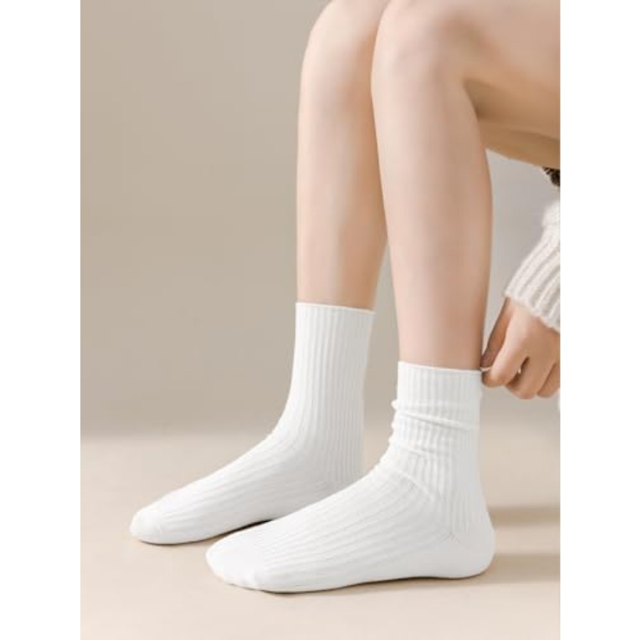 DOKUTOKU Womens Crew Socks Siz - Cotton Crew Sock Pack reseña y precio
