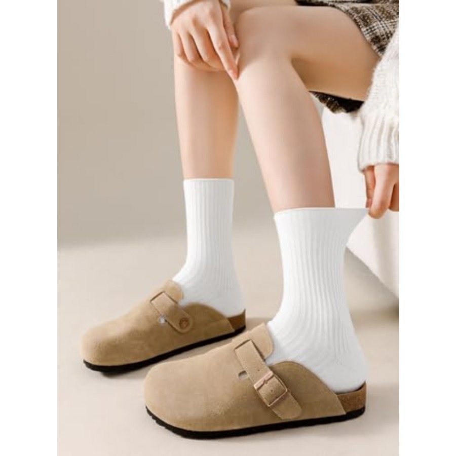 DOKUTOKU Womens Crew Socks Siz - Cotton Crew Sock Pack reseña y precio